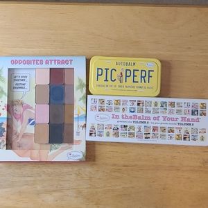 TheBalm 3 eyeshadow and face palette lot